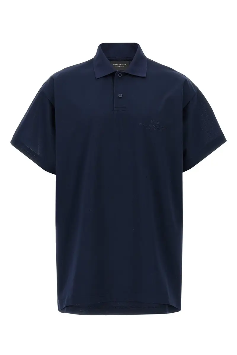 Polo Ricamo Blu