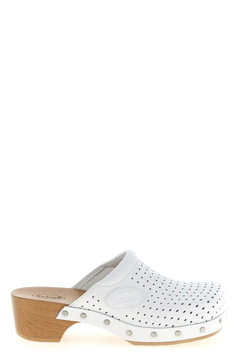 Sabot 'Clog' X Scholl Bianco
