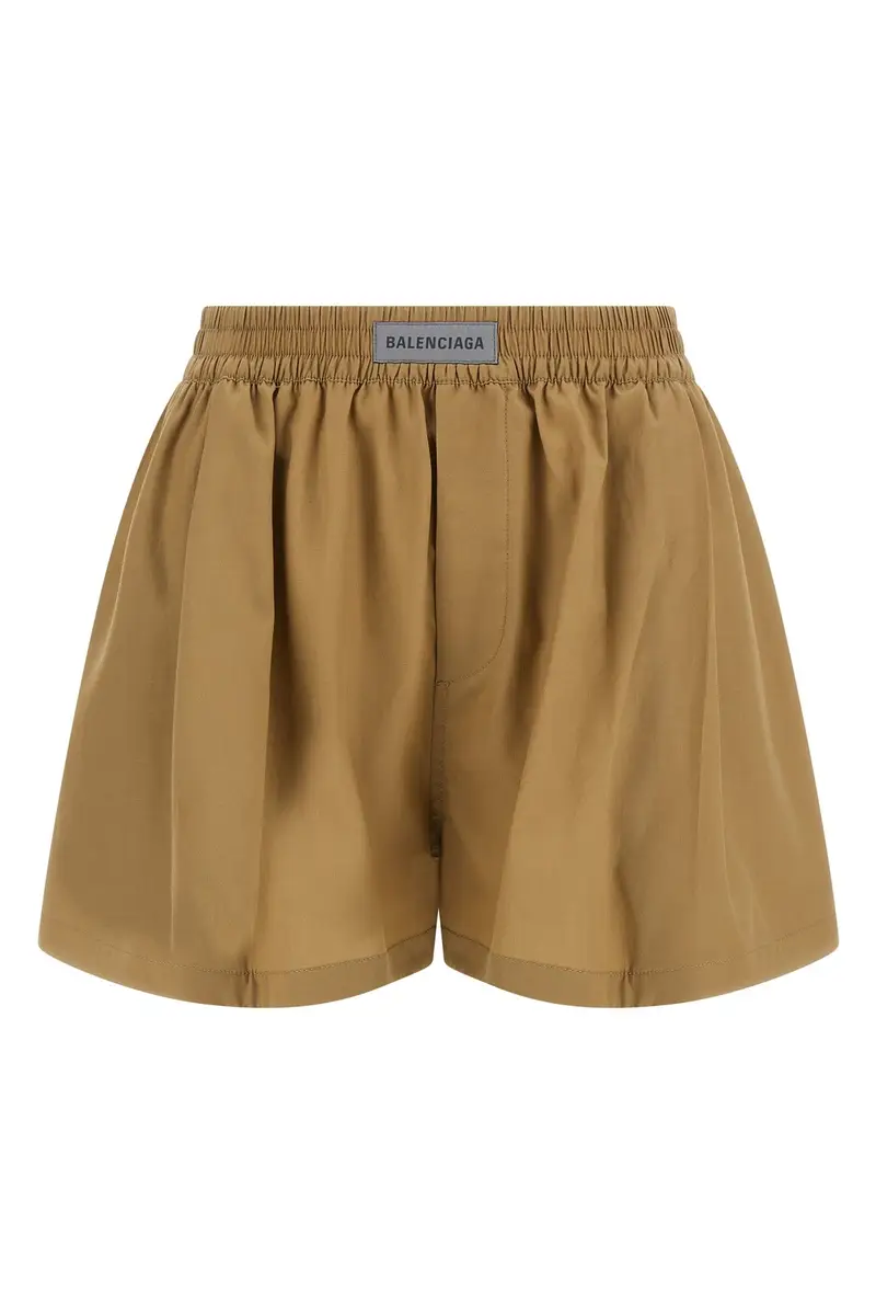 Short Boxer A-Line Beige