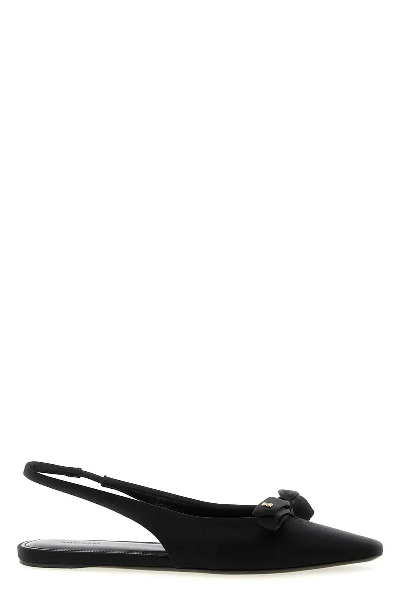 Slingback 'Nano Bow Sling' Nero