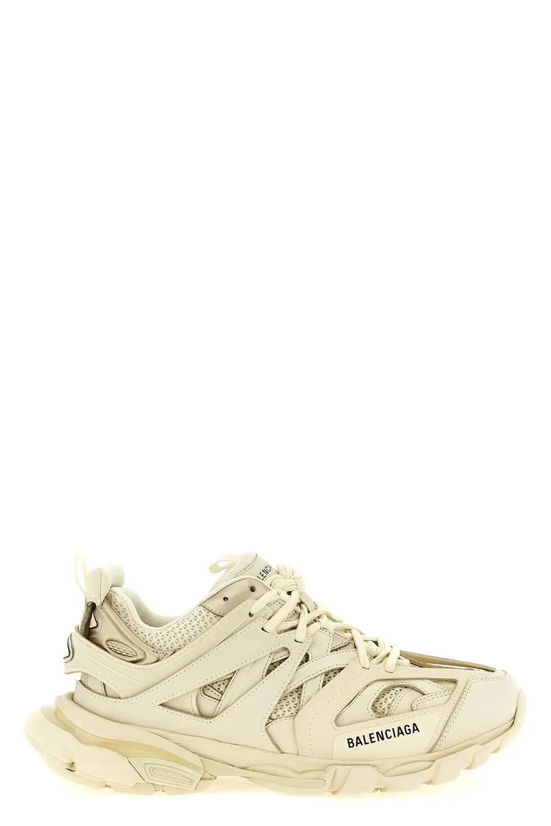 Balenciaga Sneakers beige uomo in mesh e nylon