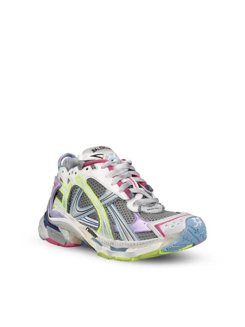Sneakers Runner In Mesh MULTICOLOR miniatura 2