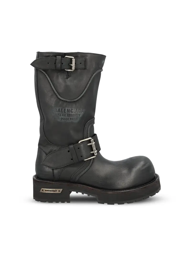 Stivali Venom In Pelle NERO