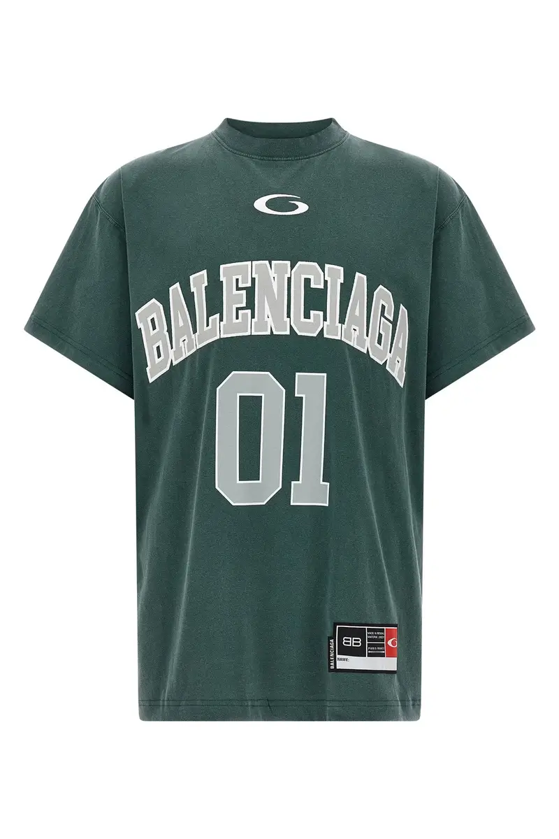 Balenciaga T-shirt Verde 2552562