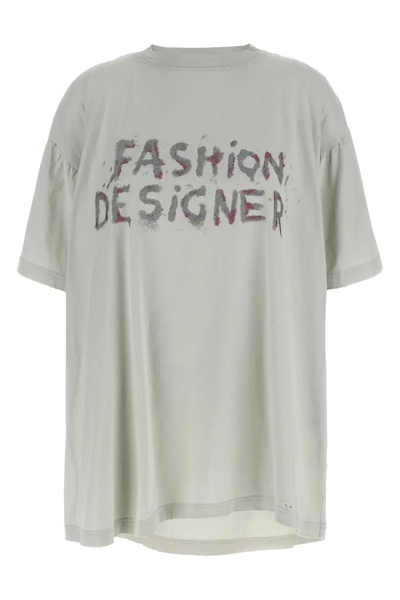 T-Shirt Fashion Designer Grigio