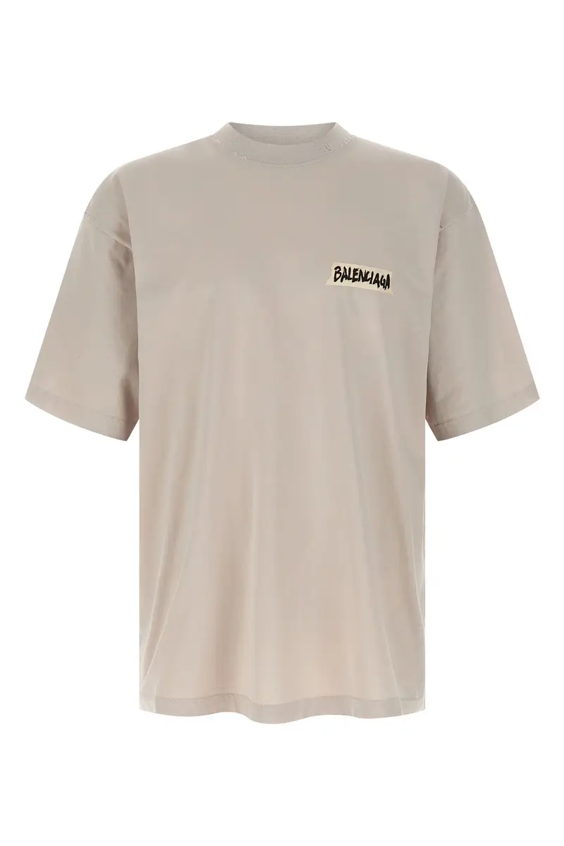 Balenciaga T-shirt Grigio 4074024
