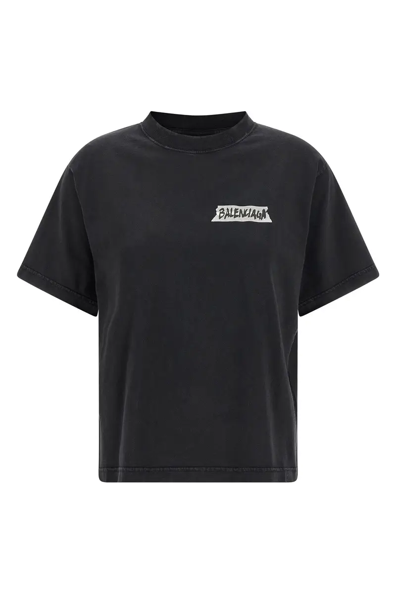 Balenciaga T-shirt Nero 4073965