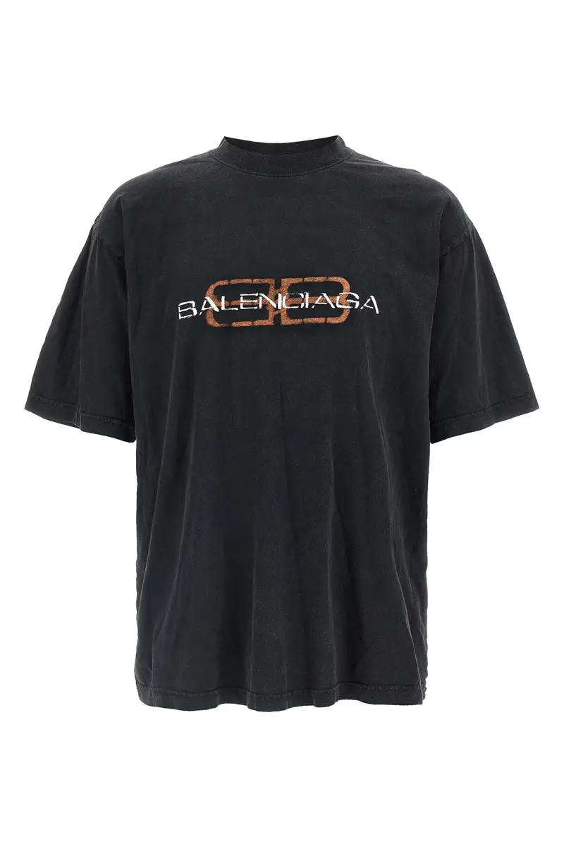 Balenciaga T-shirt Nero 2552620