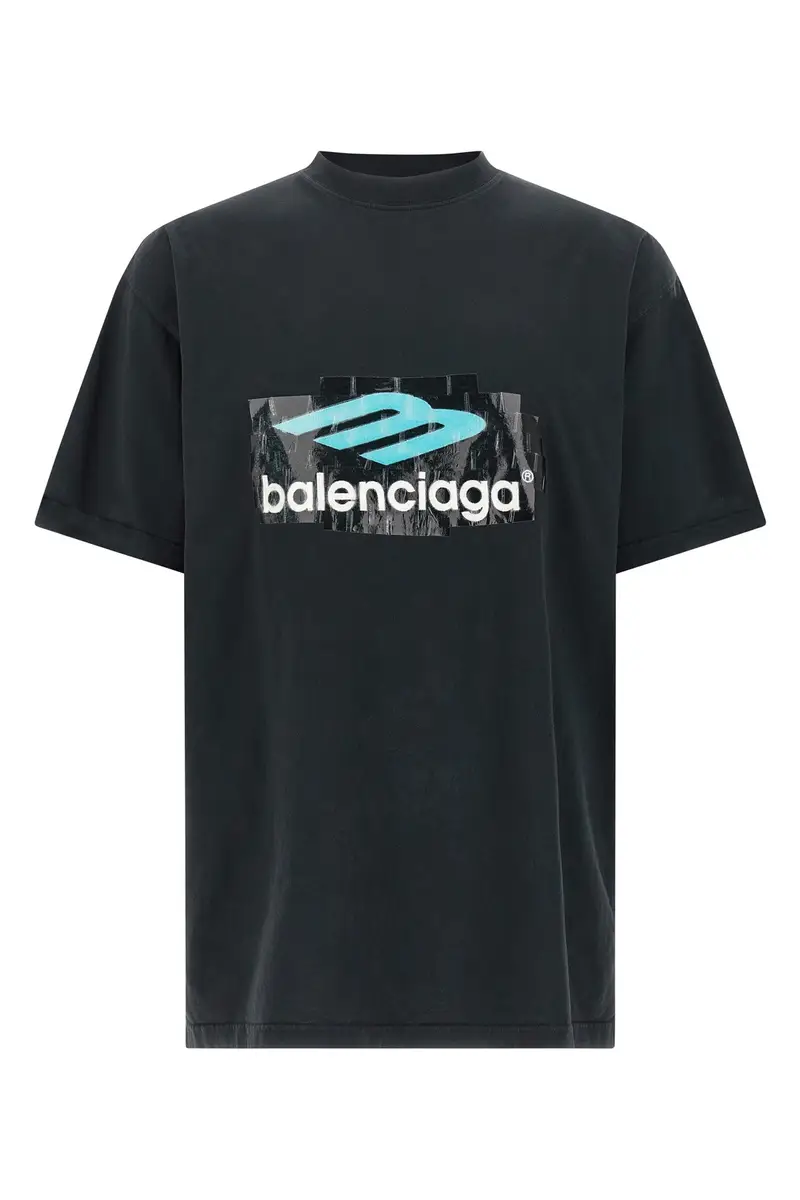 Balenciaga T-shirt Nero 4074022