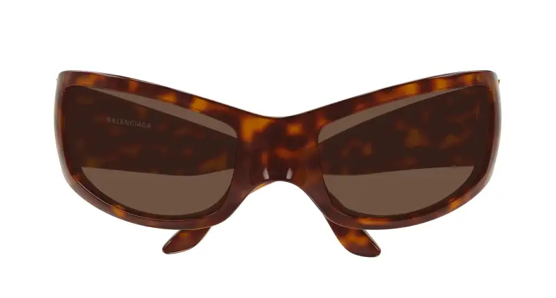 Unisex Balenciaga BB0461S 003 Occhiali da sole Bio-iniettato Havana Marrone Geometrica miniatura 2