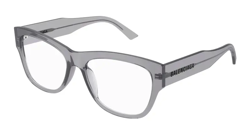 Balenciaga Unisex BB0309O 005 Montature da vista Acetato Grigio  Squadrata