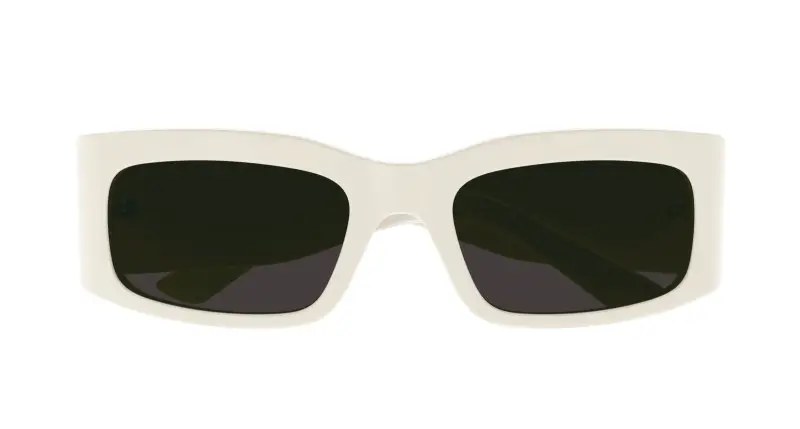 Unisex BB0328S 007 Occhiali da sole Acetato Beige Grigio Squadrata miniatura 2