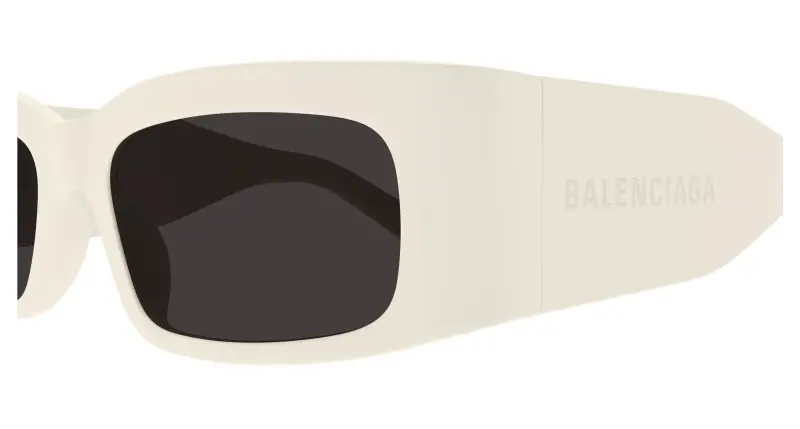 Unisex BB0328S 007 Occhiali da sole Acetato Beige Grigio Squadrata miniatura 3