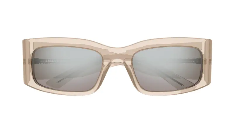 Unisex BB0328S 008 Occhiali da sole Acetato Avorio Argento Squadrata miniatura 2