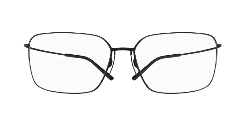 Unisex BB0351O 001 Montature da vista Acetato Nero Trasparente Squadrata miniatura 2