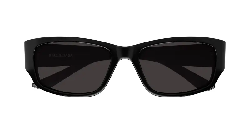 Unisex BB0368SK 001 Occhiali da sole Acetato Nero Grigio Squadrata miniatura 2