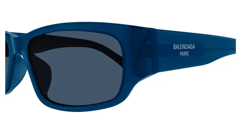 Unisex BB0368SK 003 Occhiali da sole Acetato Blu Blu Squadrata miniatura 3