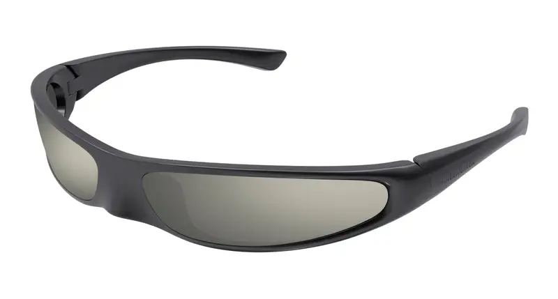 Balenciaga Unisex BB0383S 004 Occhiali da sole Bio-iniettato Grigio Bianco Rotonda