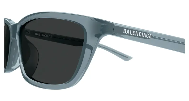 Unisex BB0403SK 003 Occhiali da sole Acetato Verde Grigio Squadrata miniatura 3