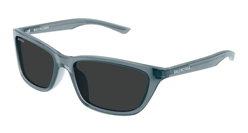 Unisex BB0403SK 003 Occhiali da sole Acetato Verde Grigio Squadrata