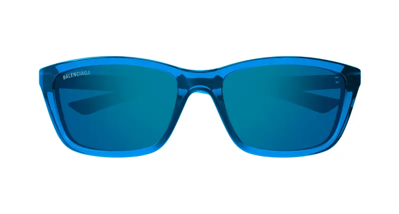 Unisex BB0403SK 004 Occhiali da sole Acetato Blu Blu Squadrata miniatura 2