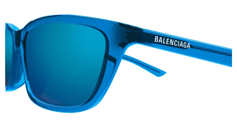 Unisex BB0403SK 004 Occhiali da sole Acetato Blu Blu Squadrata miniatura 3