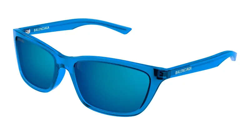 Unisex BB0403SK 004 Occhiali da sole Acetato Blu Blu Squadrata