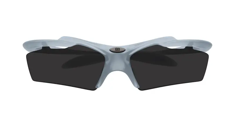 Unisex BB0420S 005 Occhiali da sole Acetato Grigio Grigio Geometrica miniatura 2