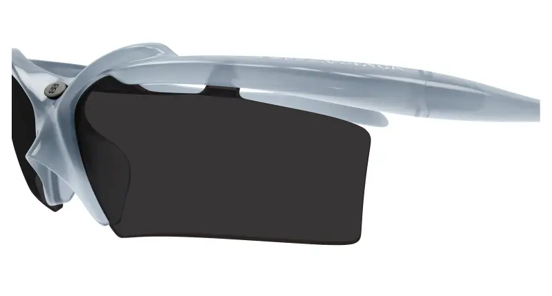 Unisex BB0420S 005 Occhiali da sole Acetato Grigio Grigio Geometrica miniatura 3