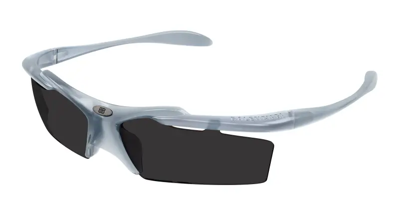 Unisex BB0420S 005 Occhiali da sole Acetato Grigio Grigio Geometrica