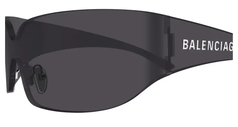 Unisex BB0421S 001 Occhiali da sole Acetato Grigio Grigio Maschera miniatura 3