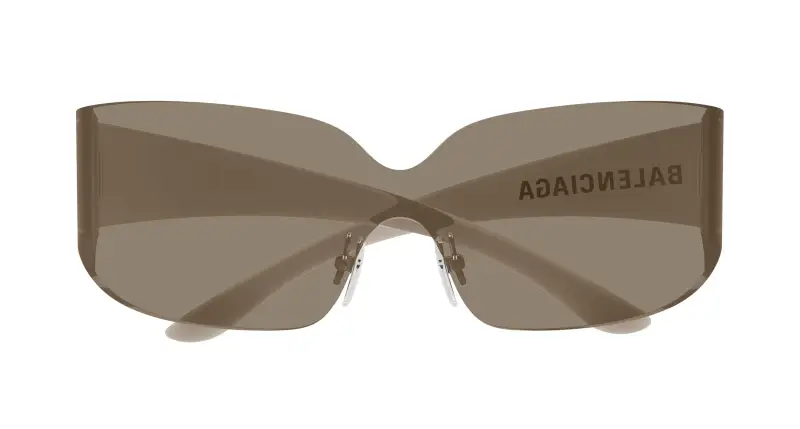 Unisex BB0421S 002 Occhiali da sole Acetato Marrone Marrone Maschera miniatura 2