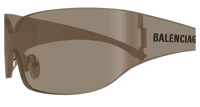 Unisex BB0421S 002 Occhiali da sole Acetato Marrone Marrone Maschera miniatura 3