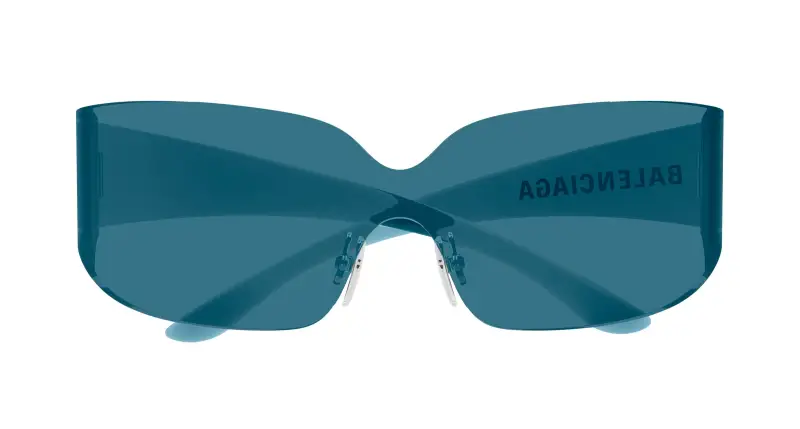 Unisex BB0421S 003 Occhiali da sole Acetato Blu Blu Maschera miniatura 2