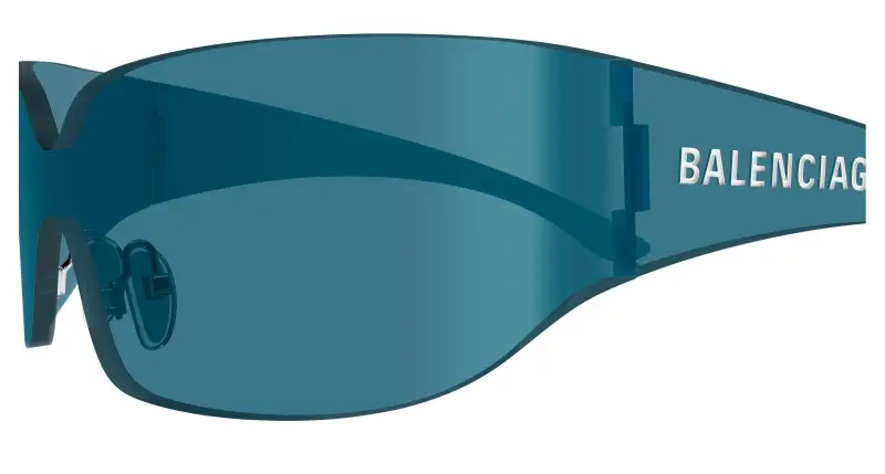 Unisex BB0421S 003 Occhiali da sole Acetato Blu Blu Maschera miniatura 3