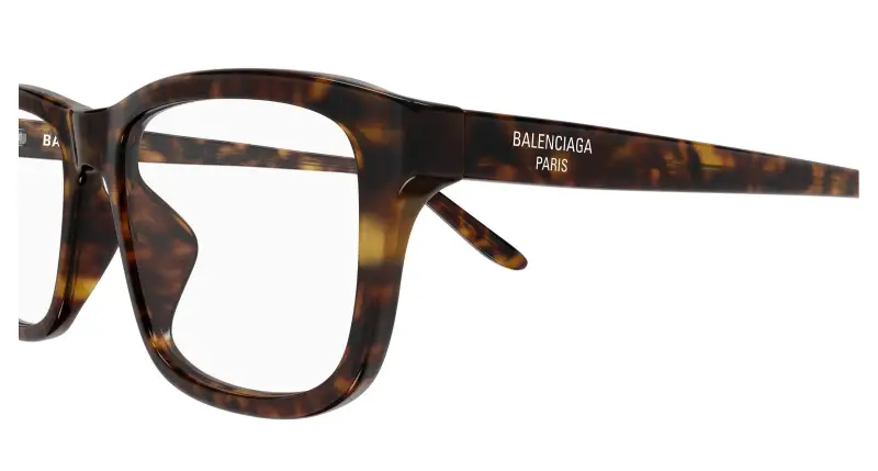 Unisex BB0442OA 002 Montature da vista Acetato Havana Trasparente Squadrata miniatura 3