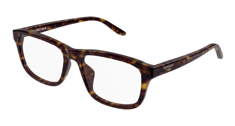 Unisex BB0442OA 002 Montature da vista Acetato Havana Trasparente Squadrata