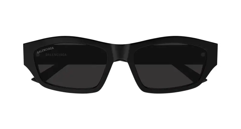 Unisex BB0448SK 001 Occhiali da sole Acetato Nero Grigio Geometrica miniatura 2