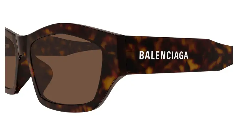 Unisex BB0448SK 002 Occhiali da sole Acetato Havana Marrone Geometrica miniatura 3