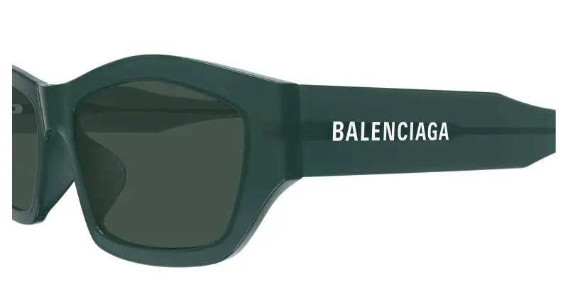 Unisex BB0448SK 003 Occhiali da sole Acetato Verde Verde Geometrica miniatura 3