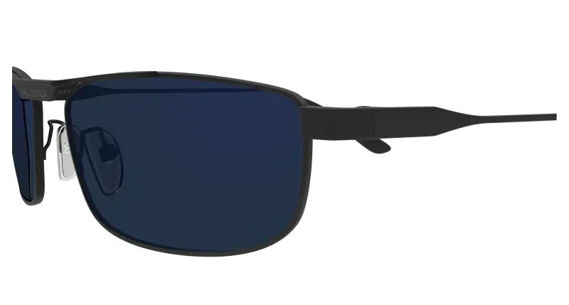 Unisex BB0451S 002 Occhiali da sole Acetato Grigio Blu Squadrata miniatura 3