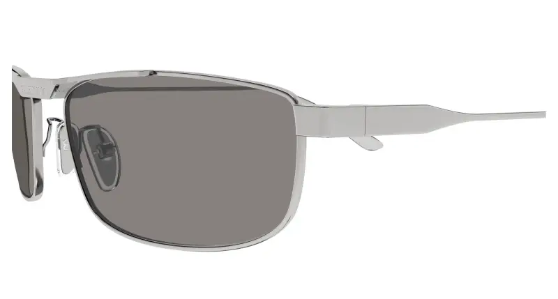 Unisex BB0451S 003 Occhiali da sole Acetato Rutenio Grigio Squadrata miniatura 3
