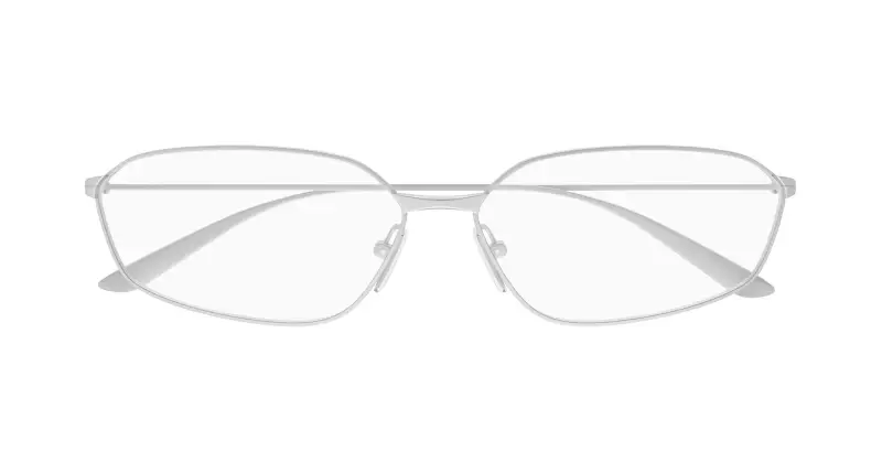 Unisex BB0453O 001 Montature da vista Acetato Rutenio Trasparente Geometrica miniatura 2