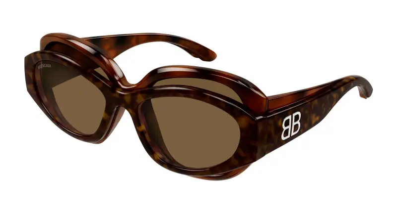 Unisex BB0456S 003 Occhiali da sole Acetato Havana Marrone Cat Eye