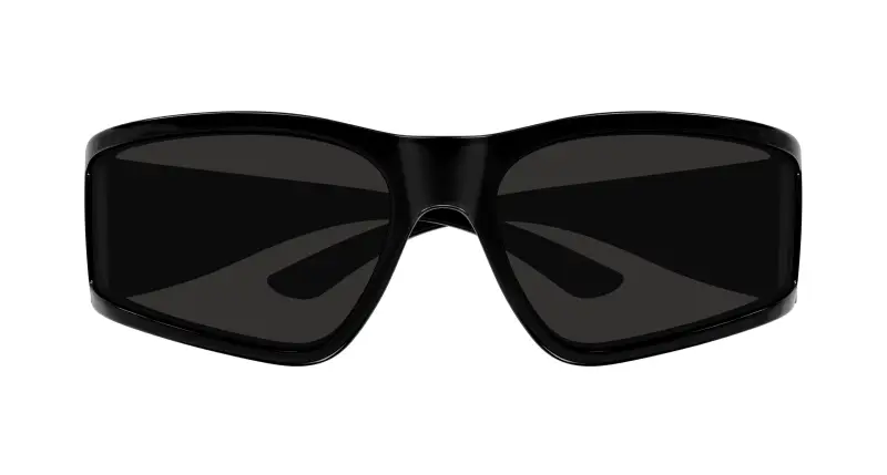 Unisex BB0457S 001 Occhiali da sole Acetato Nero Grigio Maschera miniatura 2