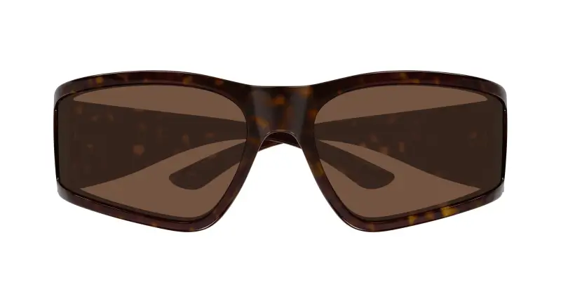 Unisex BB0457S 003 Occhiali da sole Acetato Havana Marrone Maschera miniatura 2