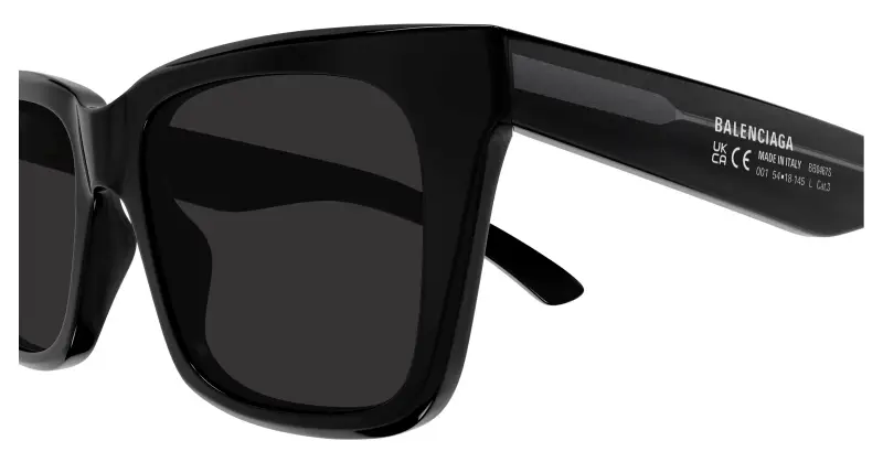 Balenciaga Occhiali da sole Uomo Grigio 4305255 miniatura 3