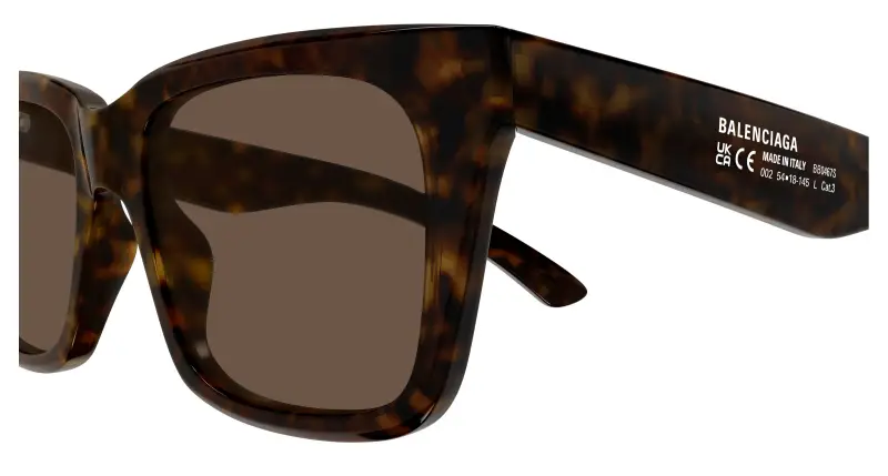 Balenciaga Occhiali da sole Uomo Marrone 4301921 miniatura 3