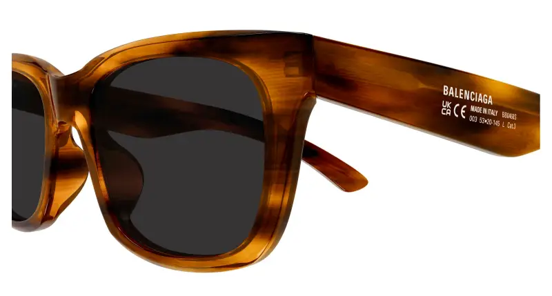 Balenciaga Occhiali da sole Uomo Grigio 4302375 miniatura 3