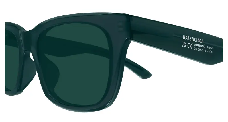 Balenciaga Occhiali da sole Uomo Verde 4312180 miniatura 3